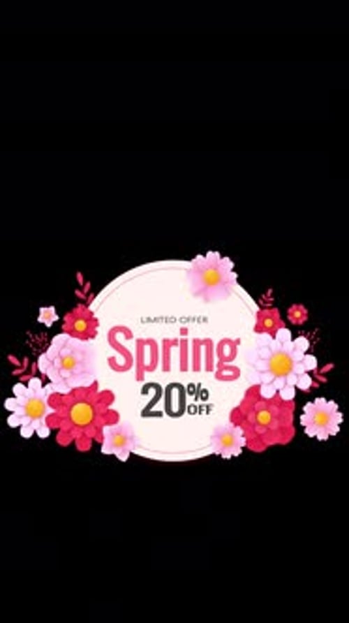 Spring Sale 20% Has Started Alpha Channel