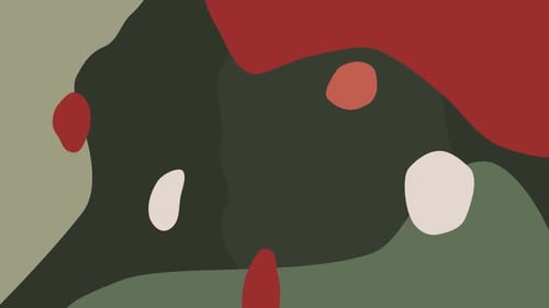 Abstract Colorful Doodle Animated Background