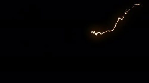 Abstract lightning effect on black background