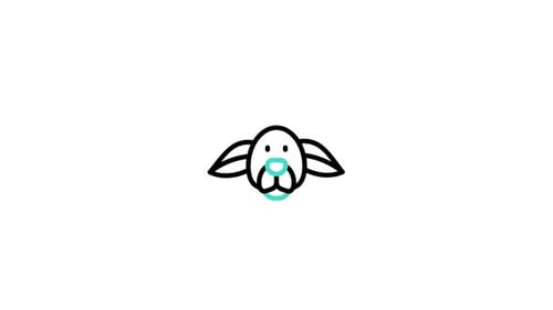 Animiertes Känguru-Symbol