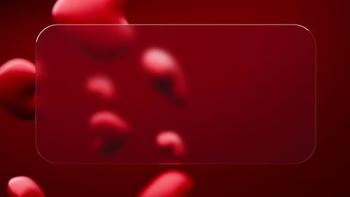 Romantic Fluid Hearts Glass Title Reveal