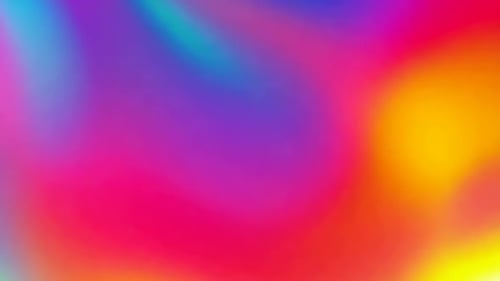 Lebendiger abstrakter Bewegungshintergrund mit fließendem Regenbogenverlauf