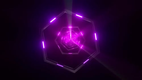 Des lumières lumineuses dynamiques dansent parfaitement sur un fond sombre