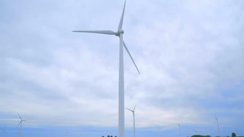 Rural Wind Turbine Field Ambience