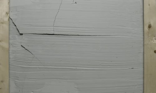 Impact Collection: Effect of a flat concrete tile cracking slowly