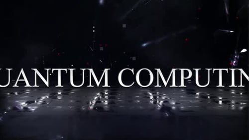 Futuristic Digital Title Reveal with Light Effects