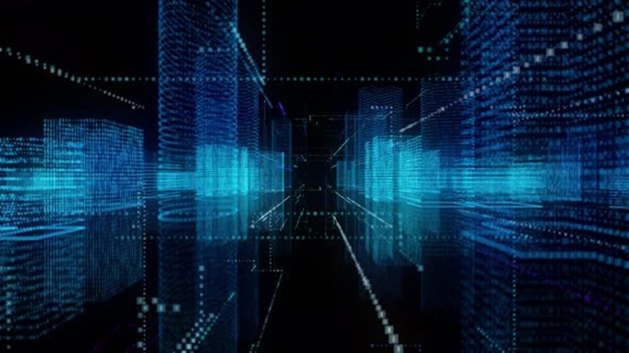 Digital City Background Simulation, Backgrounds Motion Graphics ft. 3d ...