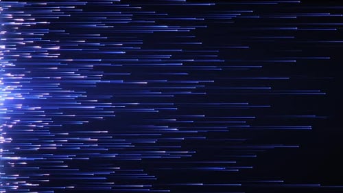 Futuristic Digital Blue Light Trails Background