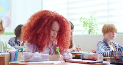 Students Learning Together in Class