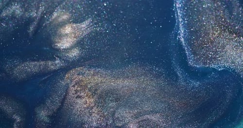 Glitter Ink Stream Texture Shiny Liquid Spatter