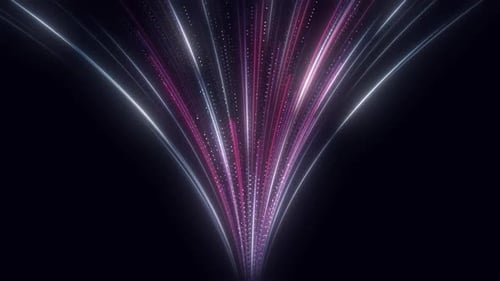 Abstrakte leuchtende Datenübertragung Motion Speed Lines V4