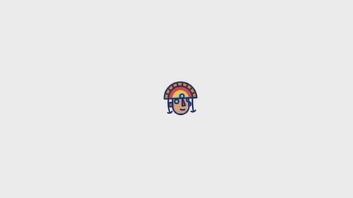 Animiertes Maskensymbol