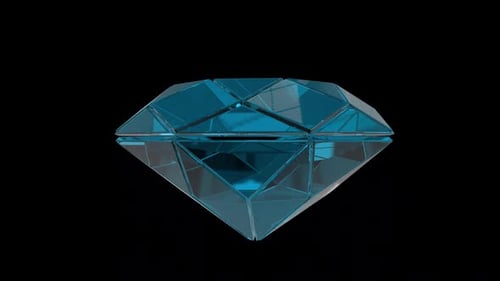 Blue Gem Sci Fi Cyristal Alpha Loop