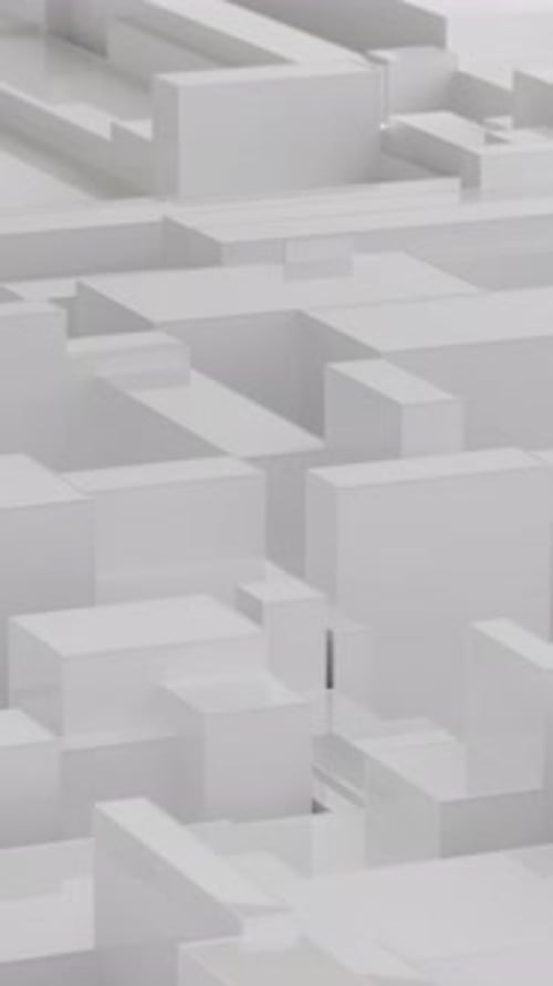 Animated 3D geometric loop background