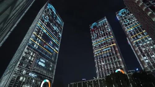 Smart city and communication network concept