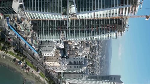 Aerial View of the Cityscape of Limassol Cyprus