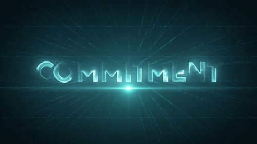 Futuristic Digital Text Reveal Title Animation