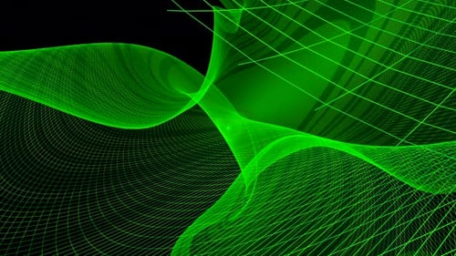 Moving wavy stripe of lines