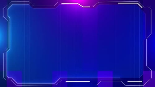 HUD Digital Technology Science Fiction Framework Interface Glitch effect empty square. Abstract digi
