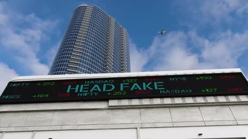 HEAD FAKE Stock Market Board