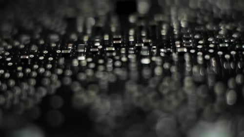 Computer components motherboard connection Macro extreme close up shallow