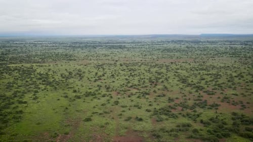 Aerial view at the Amboseli ecosystem