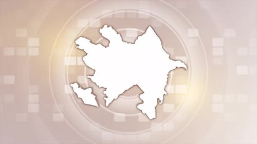 Animated Country Map Reveal with Geometric Background