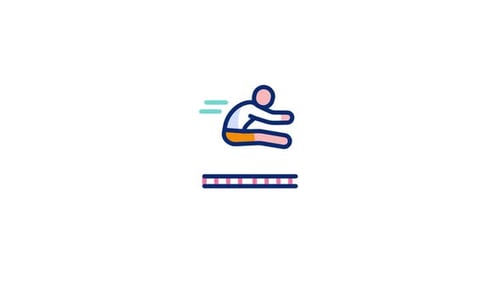 Longjump Animated Icon