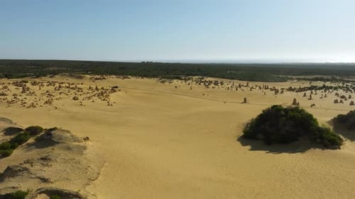 Pinnacles Desert Desert in Australia with Stones