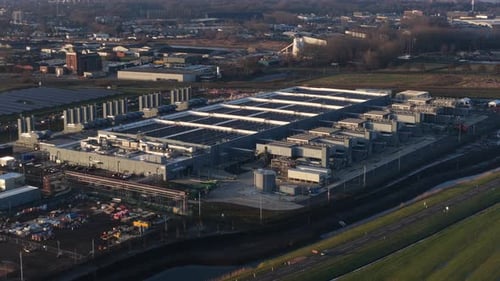 Winschoten Hyperscale Data Center Cooling Generators Aerial