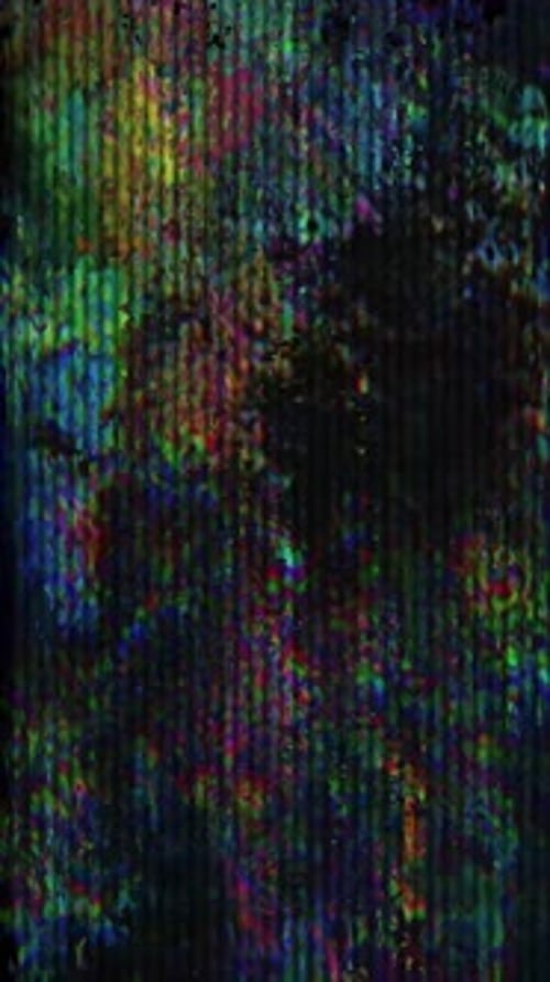 Colorful Glitchy Abstract Background With Vertical Lines