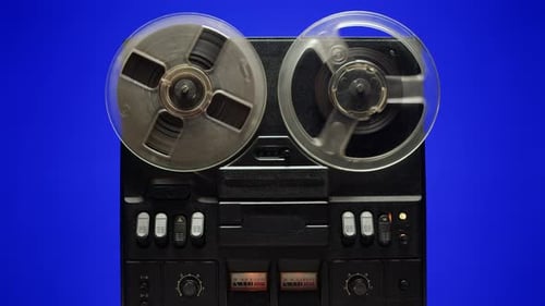 Tape Audio Music Player Studio Magnetic Tape Vintage Retro Spool Reel to Reel Player and Recorder