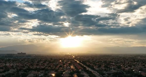 Dramático atardecer