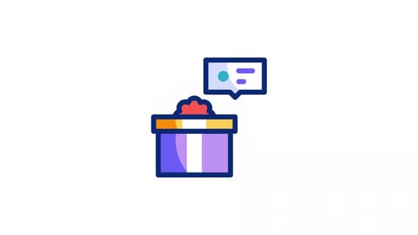 Gift Animated Icon, Elements Motion Graphics ft. 2d & animations - Envato