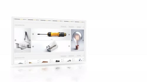 Hardware website animation. E-commerce and shopping products. Repair tools sales webpage.