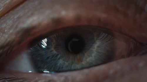 Extreme Close Up Footage of an Human Eye Macro Footage of an Eye of a Person