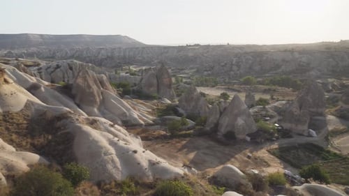 Fabulous landscape of Goreme Historical National Park, Turkey