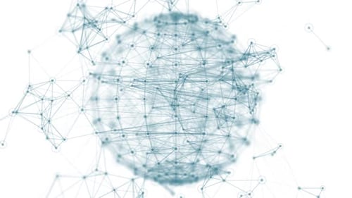 Abstract Digital Network Connections Background Loop