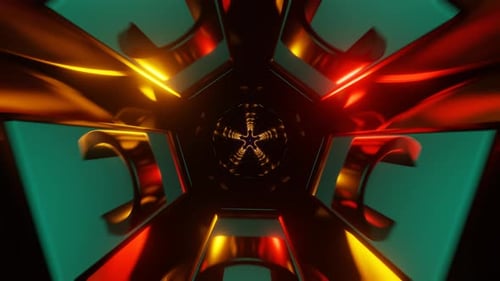 A Hypnotic Backdrop Alive with Vibrant Psychedelic Patterns