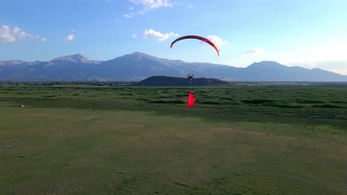 Parachute tracking with Drone
