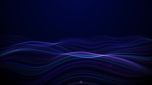 Futuristic Abstract Digital Wave Lines Background