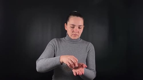 Woman with Medication and Blister Pack of Pills