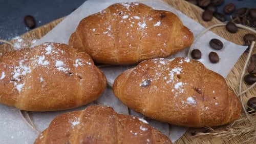 Croissant Rotation close up