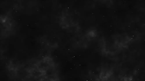 Dark Night Starry Sky with Shining Stars