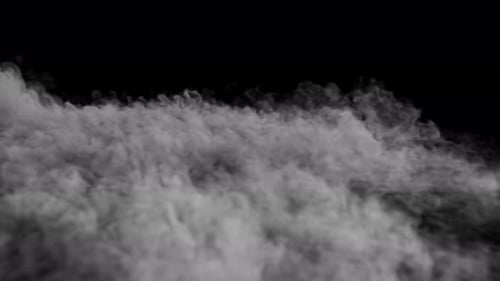 Realistic Ground Fog Alpha Channel Overlay