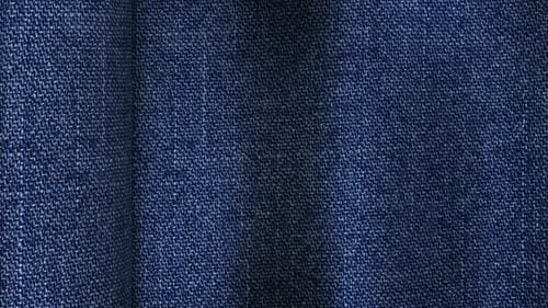 Seamlessly Looping Blue Fabric Waving Background