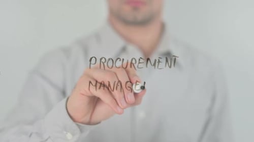 Procurement Management, Writing on Transparent Screen