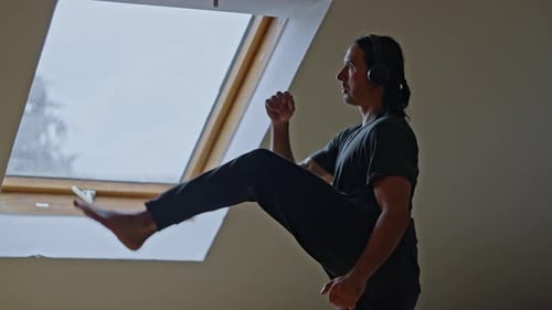 Engaging Indoor Workout Routine Designed for Use with Your Favorite Music Headphones