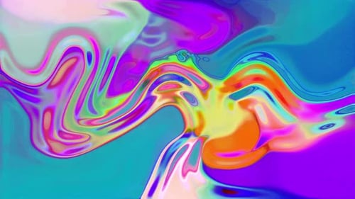 Liquid Paint Mixing color Backdrop with Splash background