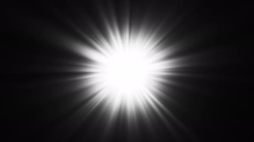 White Light Rays VJ Loop V3